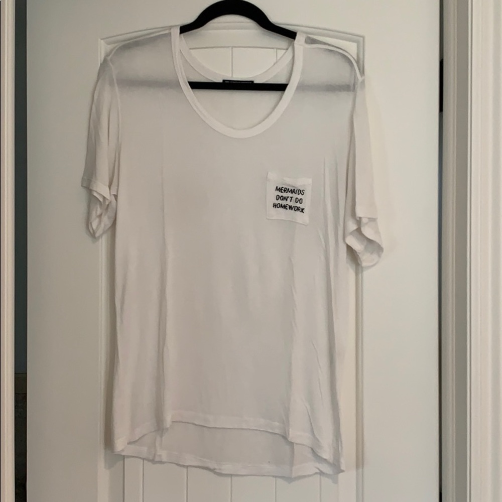 Brandy Melville ‘Mermaids Don’t Do Homework” shirt